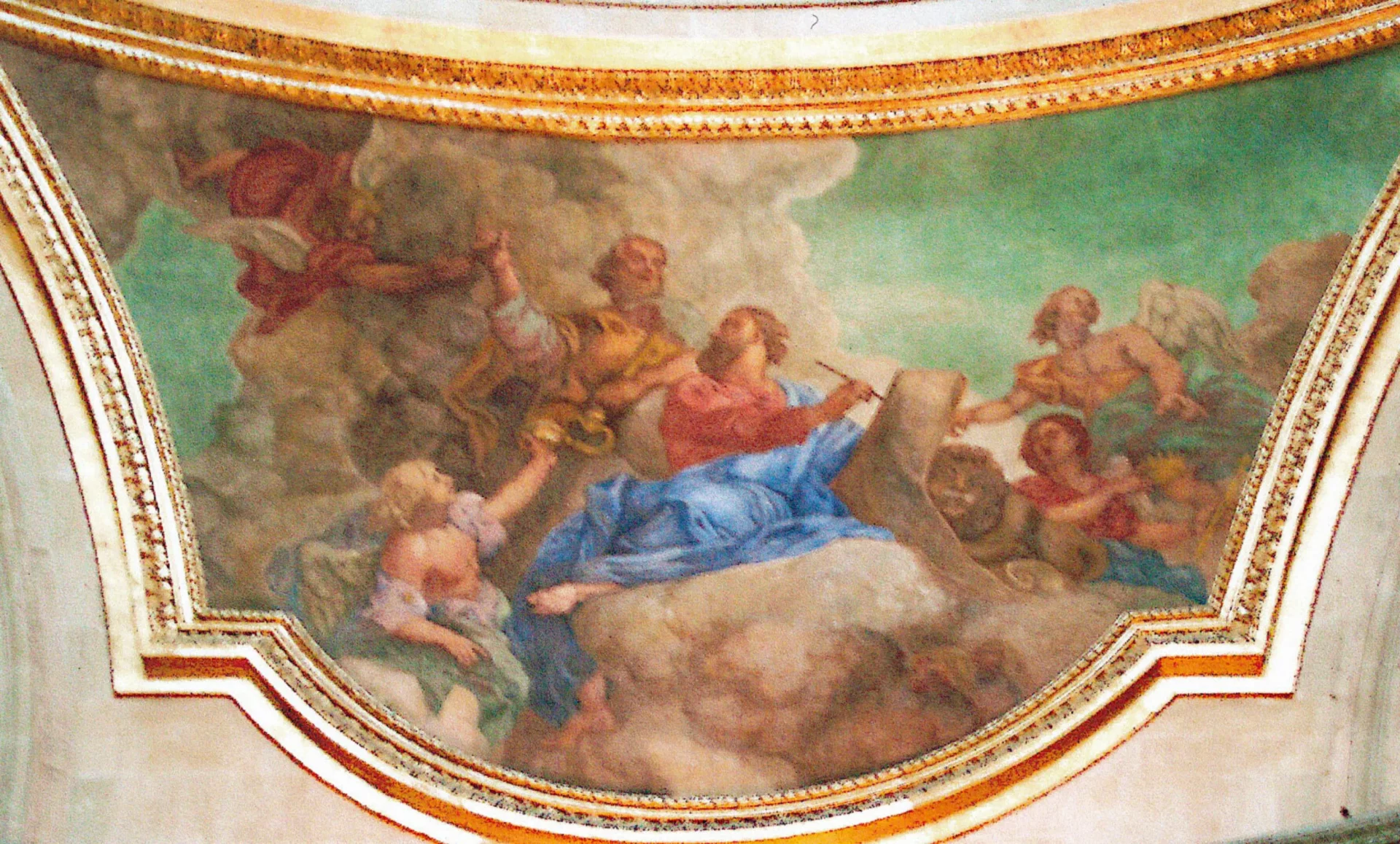 Claire Brochu Restauration De Peintures Marseille Claire Brochu Restauration De Peintures Marseille 1.St Marc Pendentif Du Dome Des Invalides Scaled 1