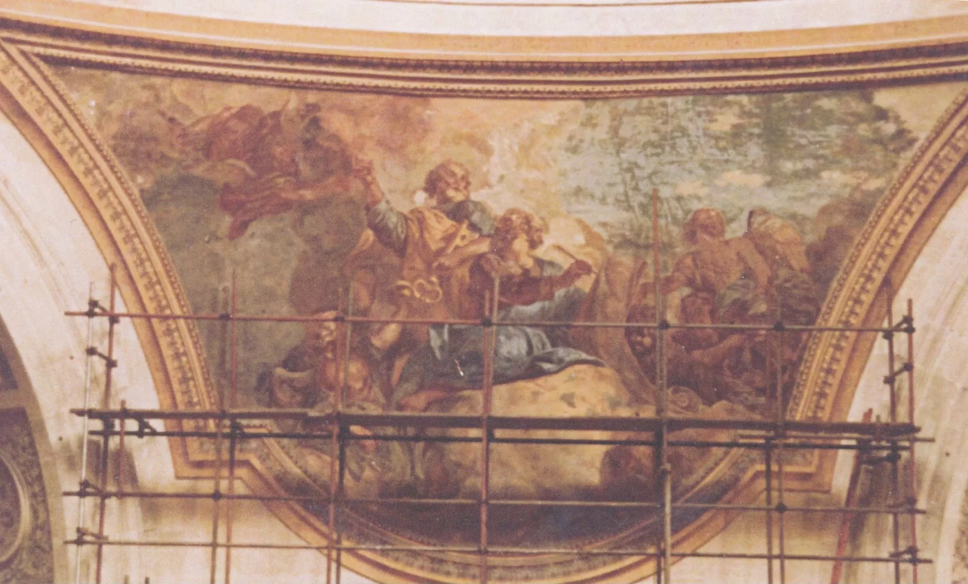 Claire Brochu Restauration De Peintures Marseille Claire Brochu Restauration De Peintures Marseille 2. ST Marc Avant Restauration 1