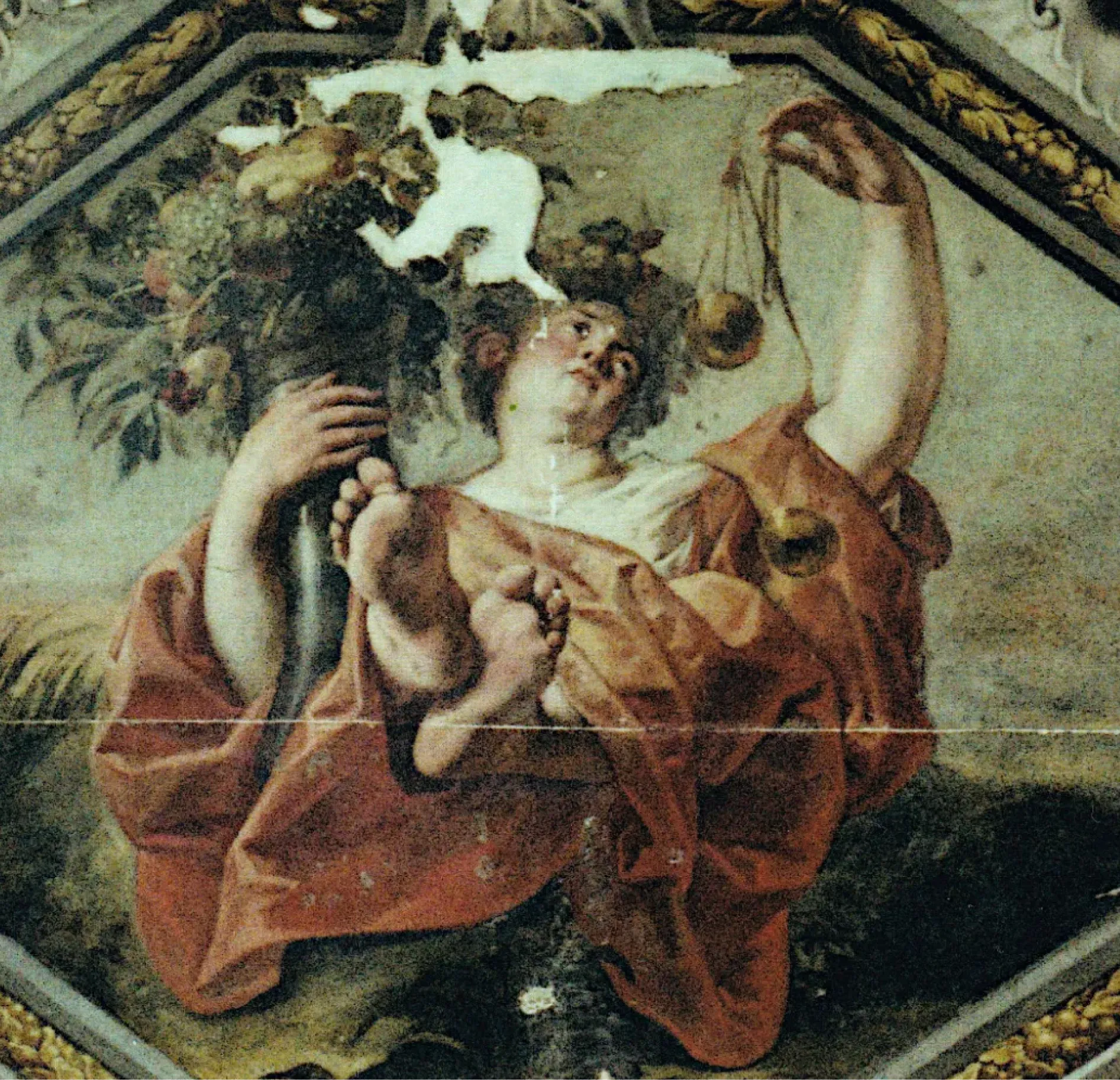 Claire Brochu Restauration De Peintures Marseille Claire Brochu Restauration De Peintures Marseille Jordaens Senat La Balance Apres Masticage Des Lacunes 1 1