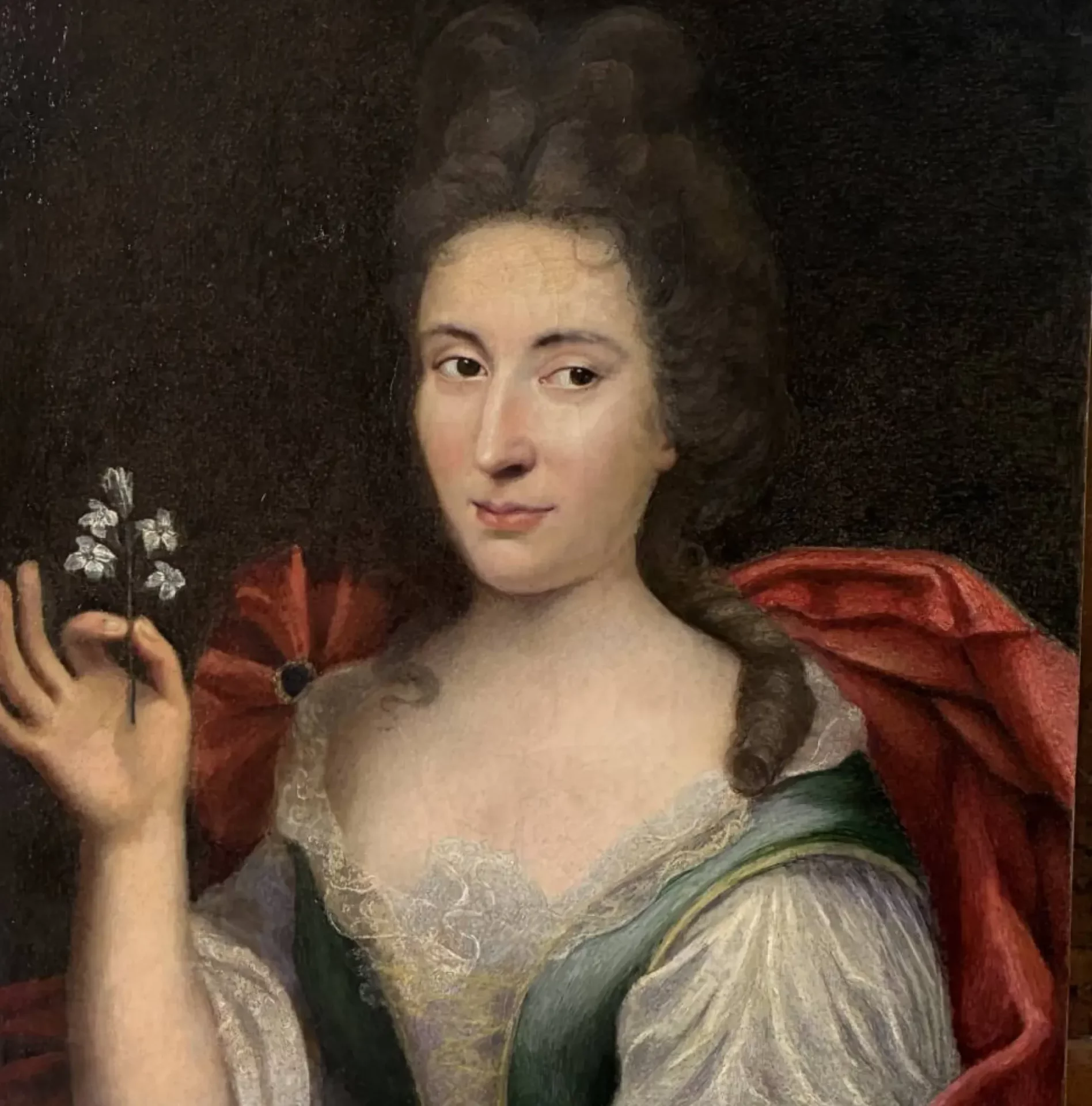 Claire Brochu Restauration De Peintures Marseille Claire Brochu Restauration De Peintures Marseille Portrait De Femme XVIII Huile Sur Toile 2 1