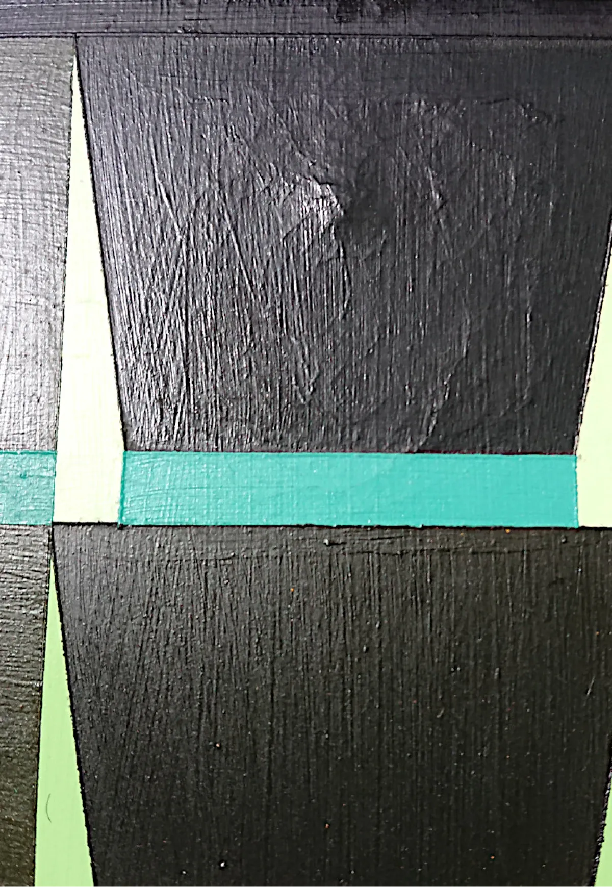 Claire Brochu Restauration De Peintures Marseille Lumiere Rasante Detail Yvaral JPG 1