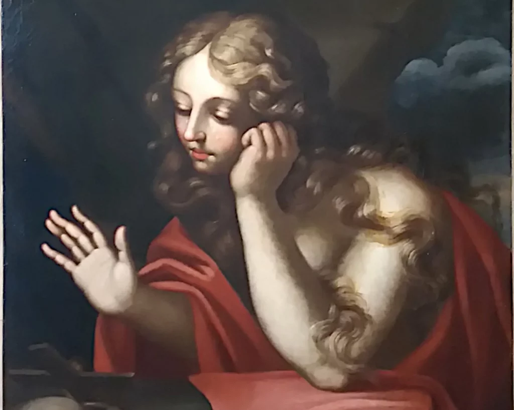 Claire Brochu Restauration De Peintures Marseille 1.Anonyme XVII° M.Madeleine Musee Du Viel Aix Apres Restauration 1