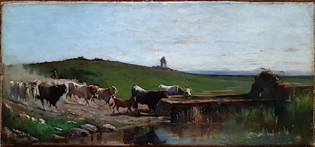 Claire Brochu Restauration De Peintures Marseille 1.Emile Loubon A Labrevoir 1