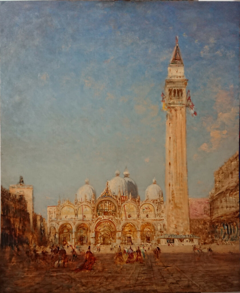 Claire Brochu Restauration De Peintures Marseille 1.Place St Marc Venise Ziem