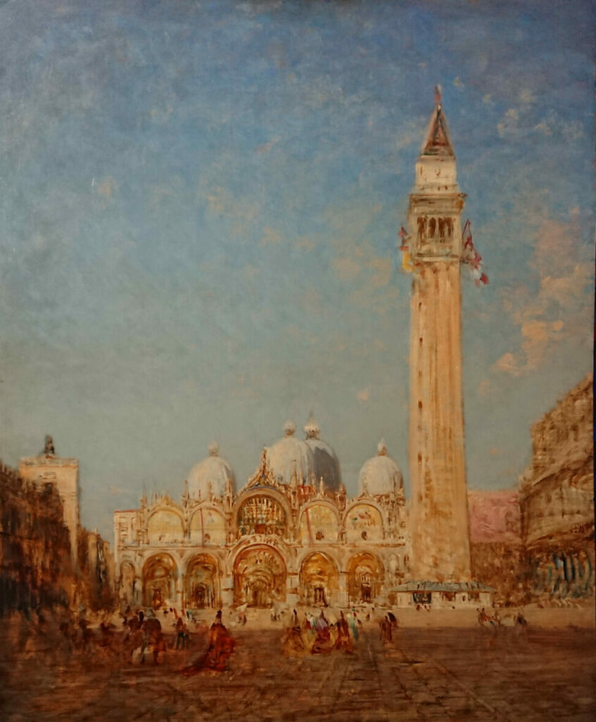 Claire Brochu Restauration De Peintures Marseille 1.Place St Marc Venise Ziem