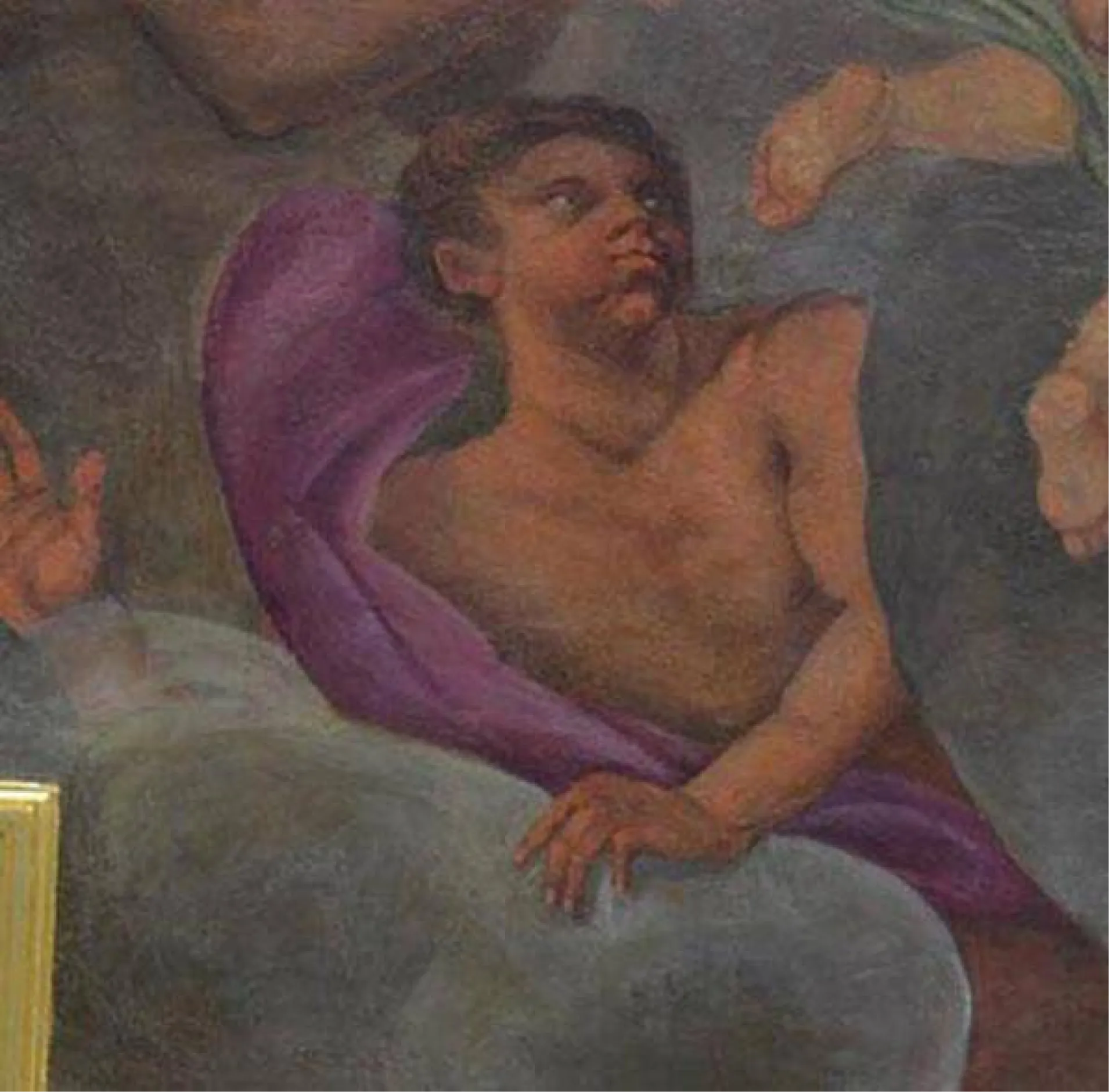 Claire Brochu Restauration De Peintures Marseille 1.Zephyr Apres Reintegration 1