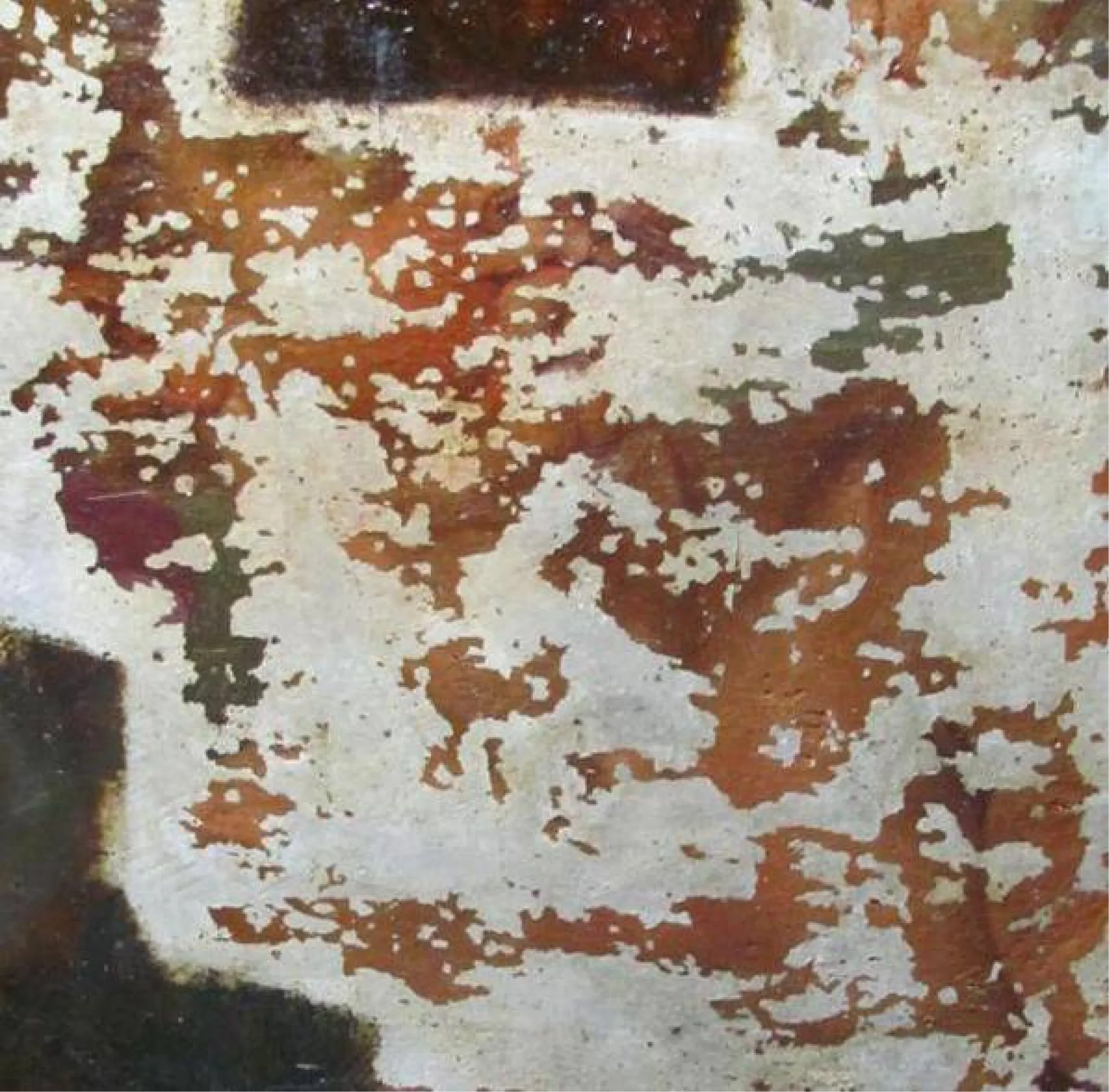 Claire Brochu Restauration De Peintures Marseille 2. Zephyr Apres Nettoyage Enlevement Des Repeints 1 1