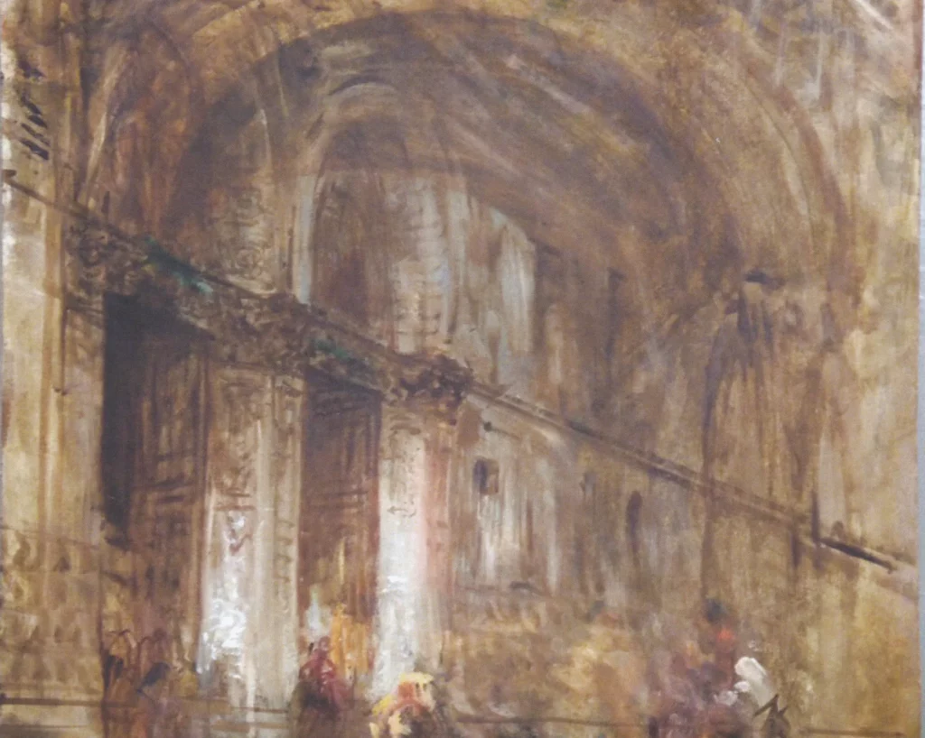 Claire Brochu Restauration De Peintures Marseille 3.Sortie Du Bal Du Palais Des Doges Ziem 1 1