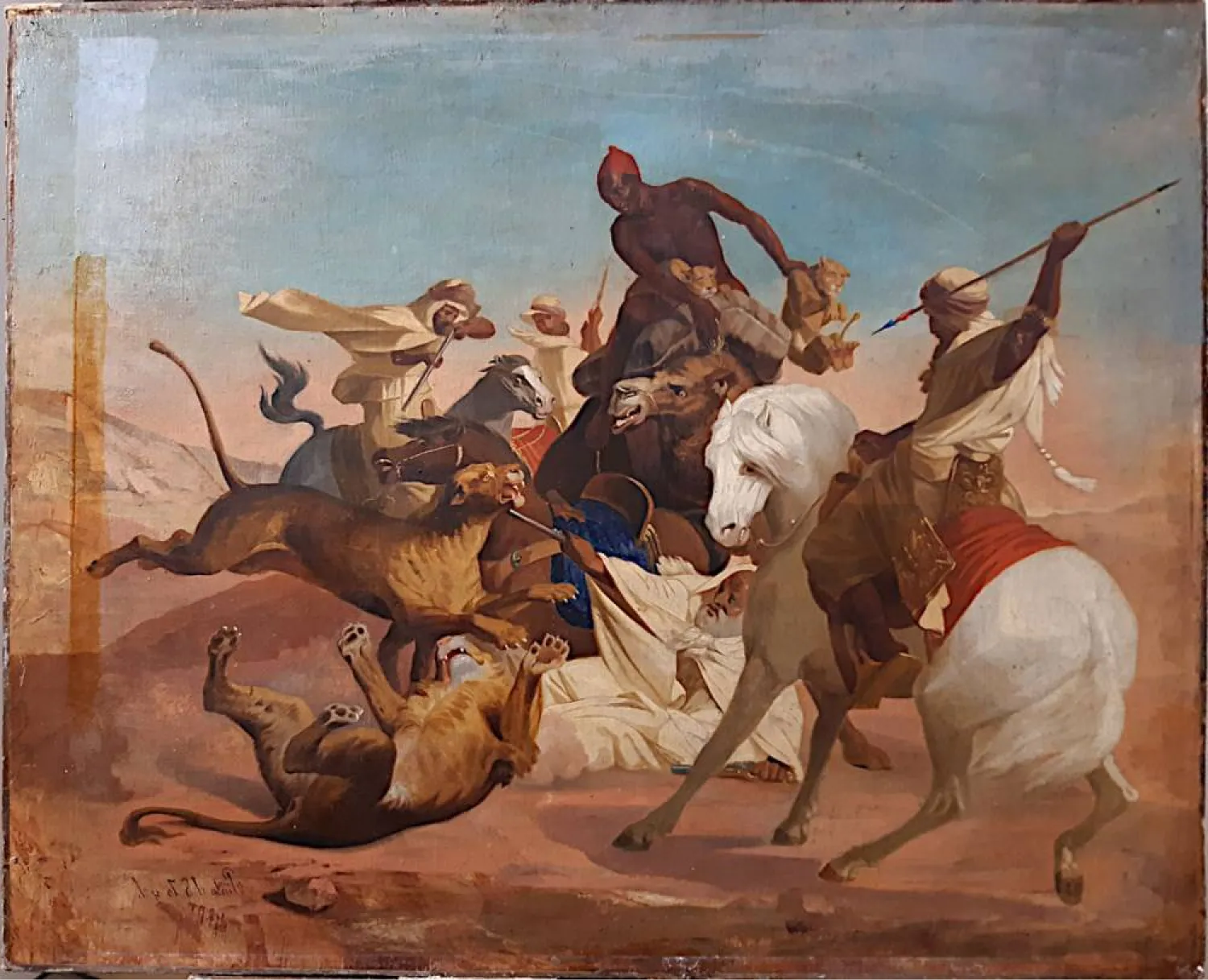 Claire Brochu Restauration De Peintures Marseille AVANT 3