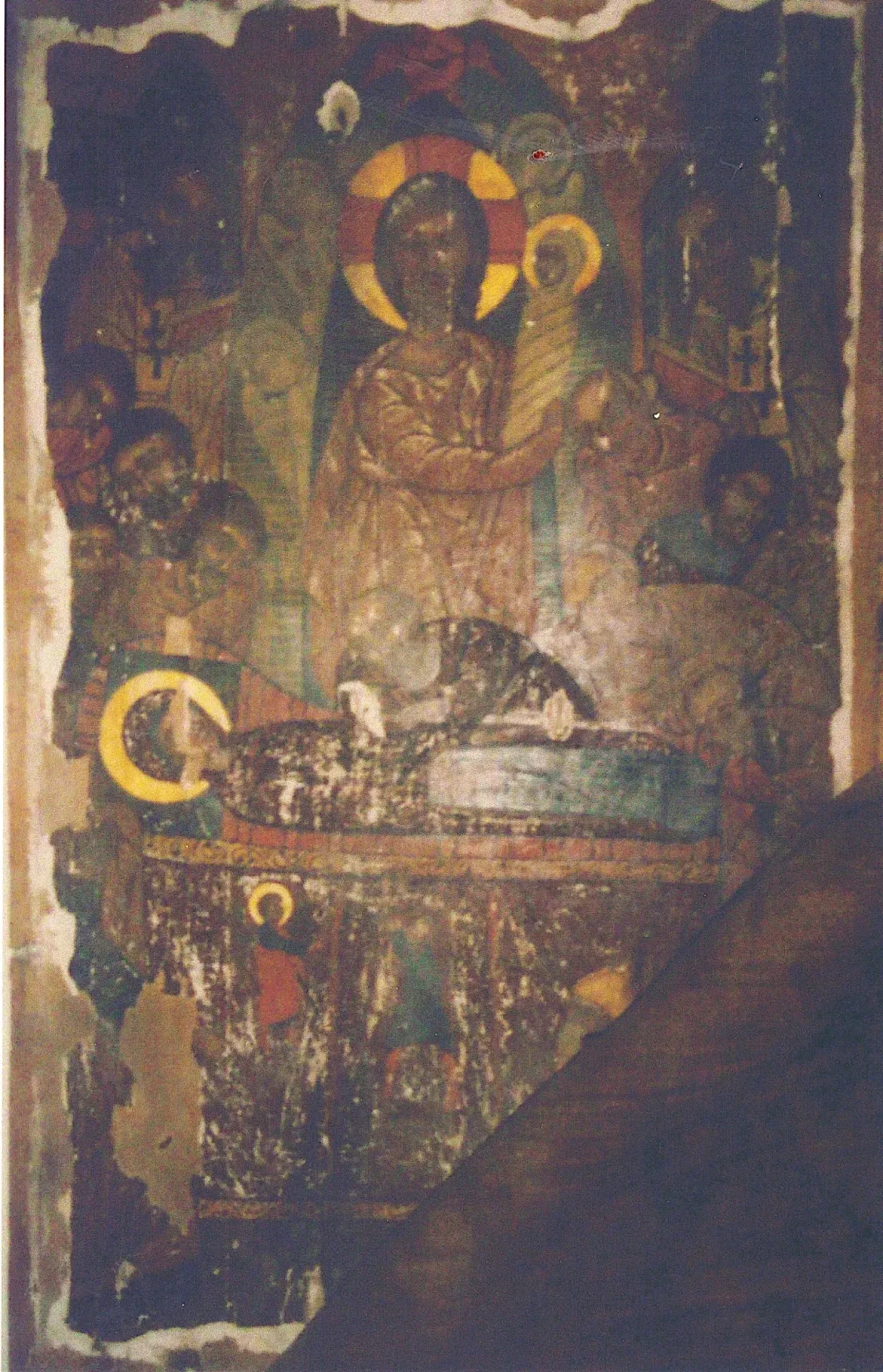 Claire Brochu Restauration De Peintures Marseille Claire Brochu Restauration De Peintures Marseille Koimesis Avant Restauration 1 1