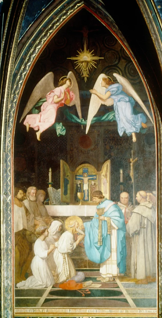 Claire Brochu Restauration De Peintures Marseille St Severin Gerome Derniere Communion 1